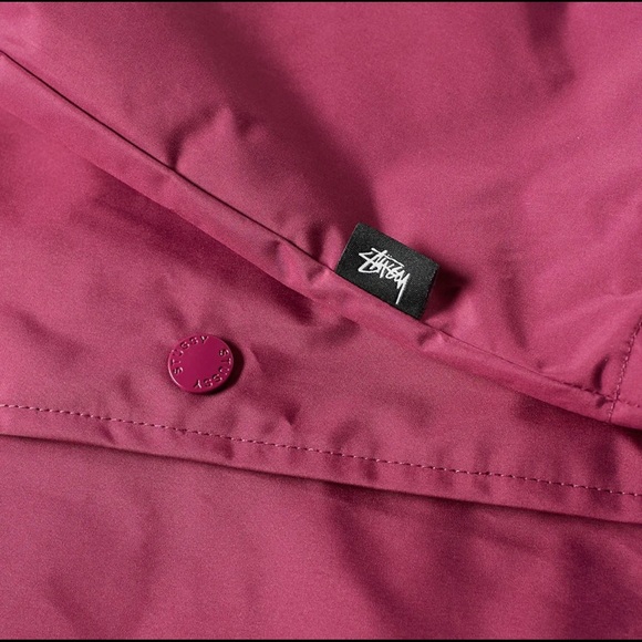 Stussy Cruize Coaches Jacket Berry - Picture 3 of 4